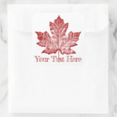 Canada Stickers Personalized Maple Leaf Stickers (Tas)