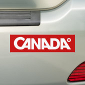 Canada Stileerde bumper Bumpersticker (Op auto)