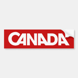 Canada Stileerde bumper Bumpersticker