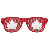 Canada Sunbril Fun Canada Souvenir Costume Gift Retro Zonnebril (Voorkant)