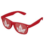 Canada Sunbril Fun Canada Souvenir Costume Gift Retro Zonnebril (Gekanteld)