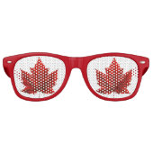 Canada Sunbril Fun Canada Souvenir Costume Gift Retro Zonnebril (Voorkant)