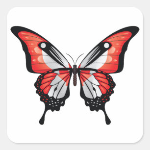 Canada Swallowtail Vlinder Vlag Sticker
