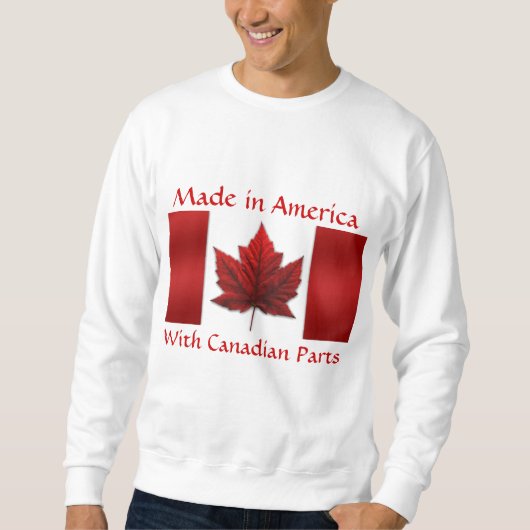 Canada Sweatshirt Canada Vlag Sweatshirt (Voorkant)