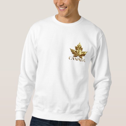 Canada Sweatshirt Gold Canada Souvenir Sweatshirt (Voorkant)