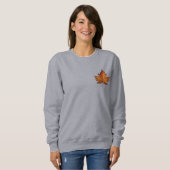 Canada Sweatshirt Gold Maple Leaf Women's Shirt (Voorkant volledig)