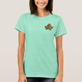 Canada Sweatshirt Gold Maple Leaf Women's Shirt (Voorkant)