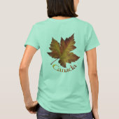 Canada Sweatshirt Gold Maple Leaf Women's Shirt (Achterkant)