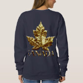 Canada Sweatshirt Gold Medal Women's Shirt (Achterkant)
