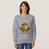 Canada Sweatshirt Gold Medal Women's Shirt (Voorkant volledig)