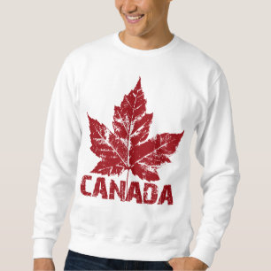Canada Sweatshirt Retro Maple Leaf Souvenir Shirte