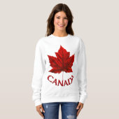 Canada Sweatshirt Women's Canada Shirten Customize (Voorkant volledig)