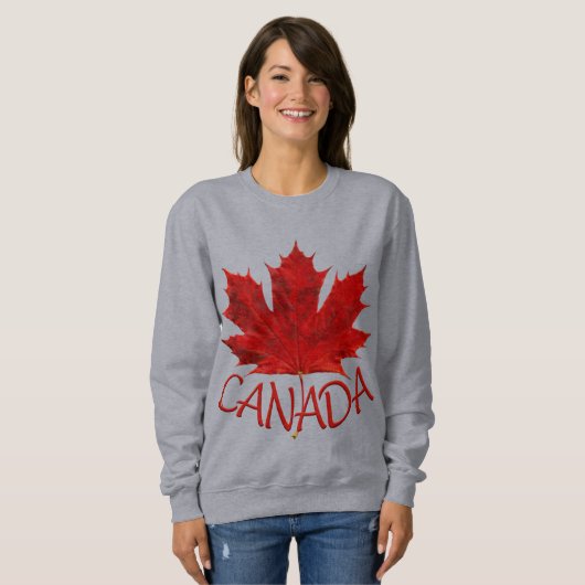 Canada Sweatshirt Women's Canada Shirten Customize (Voorkant volledig)