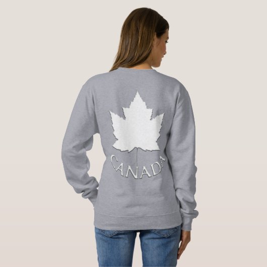 Canada Sweatshirt Women's Canada Shirten Customize (Achterkant volledig)