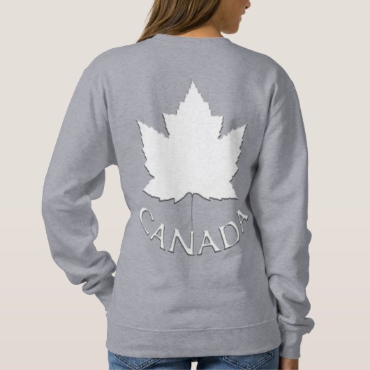 Canada Sweatshirt Women's Canada Shirten Customize (Achterkant)