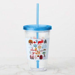 Canada Symbolen Acryl Drinkbeker