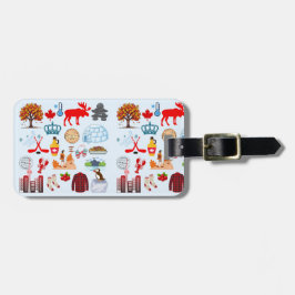 Canada Symbolen Bagagelabel