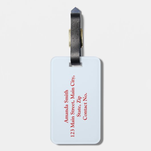 Canada Symbolen Bagagelabel (Achterkant verticaal)