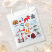 Canada Symbolen Bedankzakje (Geknipt)