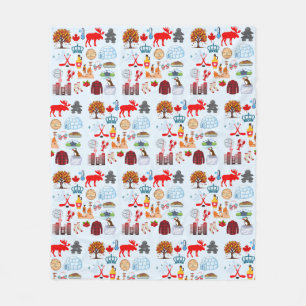 Canada Symbolen Fleece Deken