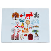 Canada Symbolen Groot Cadeauzakje (Voorkant)