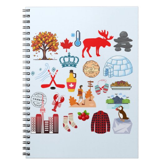 Canada Symbolen Notitieboek (Voorkant)