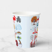 Canada Symbolen Papieren Bekers (Rechts)