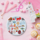 Canada Symbolen Papieren Bordje (Feest)