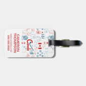 Canada | Symbolen Patroon Bagagelabel (Achterkant horizontaal)