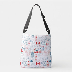 Canada   Symbolen Patroon Crossbody Tas