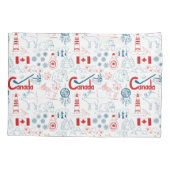 Canada | Symbolen Patroon Kussensloop (Achterkant-Links)