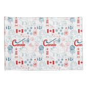 Canada | Symbolen Patroon Kussensloop (Achterkant-Rechts)