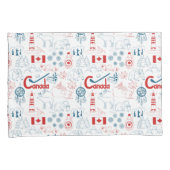 Canada | Symbolen Patroon Kussensloop (Voorkant-Rechts)