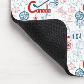 Canada | Symbolen Patroon Muismat (Hoek)