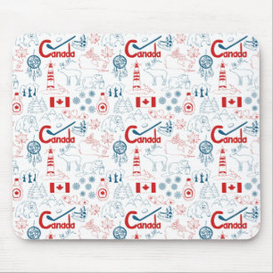 Canada   Symbolen Patroon Muismat
