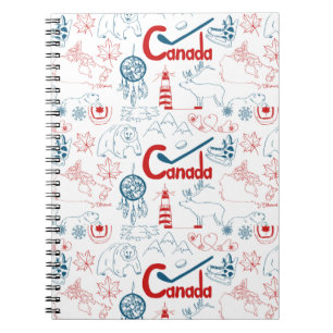 Canada   Symbolen Patroon Notitieboek