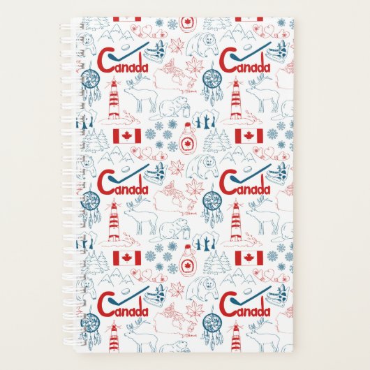 Canada | Symbolen Patroon Planner (Voorkant)