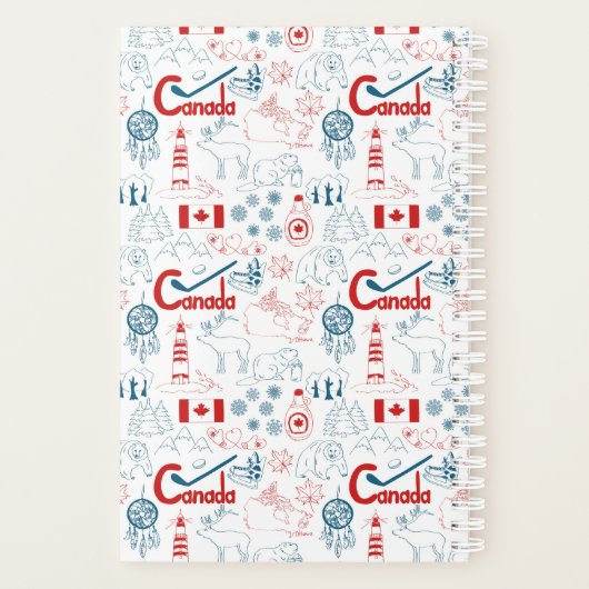 Canada | Symbolen Patroon Planner (Achterkant)