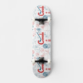 Canada | Symbolen Patroon Skateboard (Voorkant)
