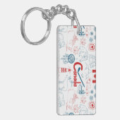 Canada | Symbolen Patroon Sleutelhanger (Voorkant Links)