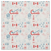 Canada | Symbolen Patroon Stof (Swatch)
