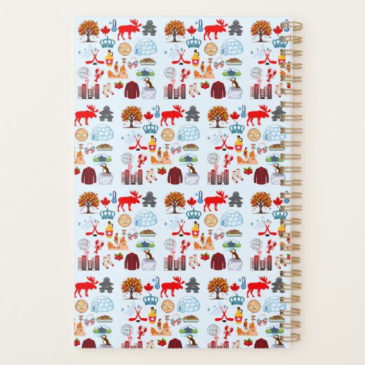 Canada Symbolen Planner (Achterkant)