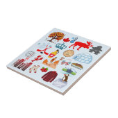 Canada Symbolen Tegeltje (Zijkant)