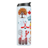 Canada Symbolen Thermosbeker (Gedraaid links)