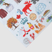 Canada Symbolen Tissuepapier (Detail)