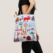 Canada Symbolen Tote Bag (Dichtbij)