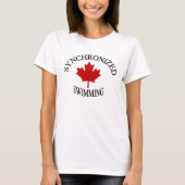 Canada synchro t-shirt (Voorkant)