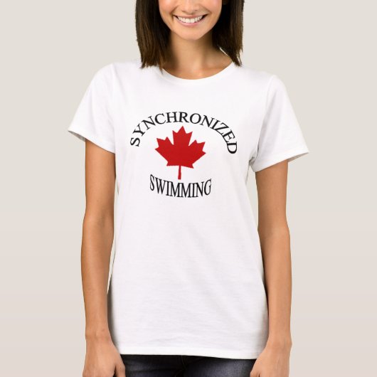Canada synchro t-shirt (Voorkant)