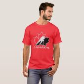 Canada T, Canadian T, Canada Flag, Canada T-shirt (Voorkant volledig)
