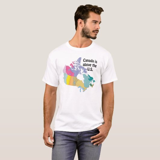 CANADA t-shirt (Voorkant volledig)